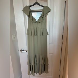 show me your mumu Reese Ruffle Dress